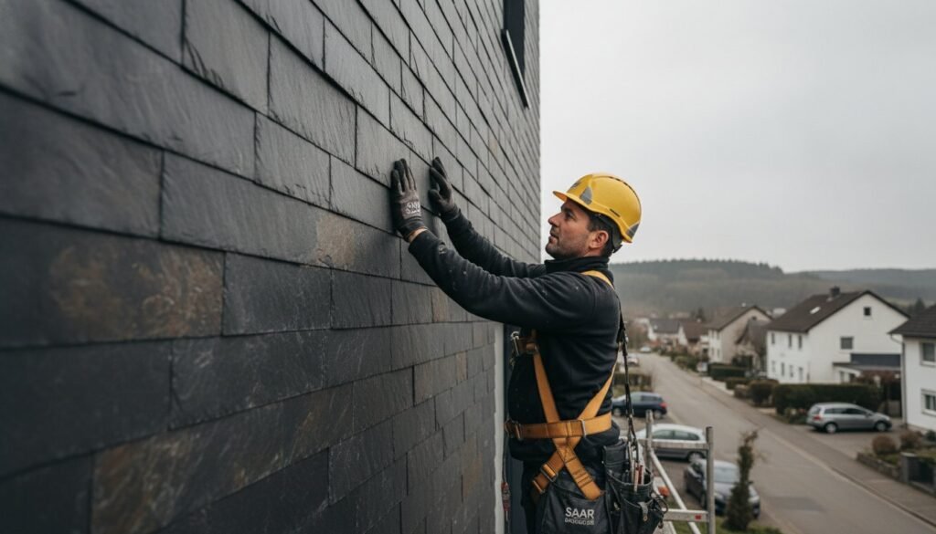Schieferfassade modern gestalten: Zeitlose Ästhetik & Schutz für Ihr Zuhause