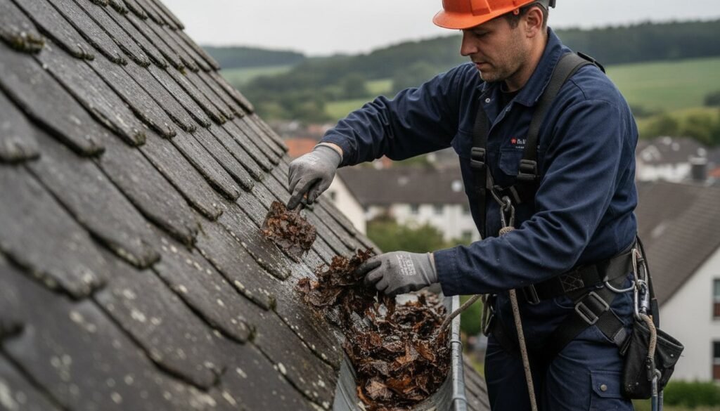 Dachrinne reinigen Firma: Professionelle Dachentwässerung im Saarland