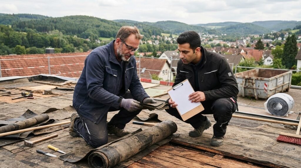 Dachpappe entsorgen: Kostenfaktoren und fachgerechte nächste Schritte