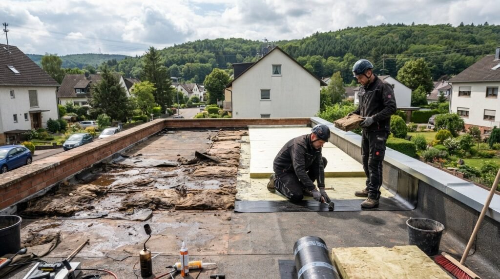Garagenflachdach sanieren Kosten: Vergleich von Material und Garantie