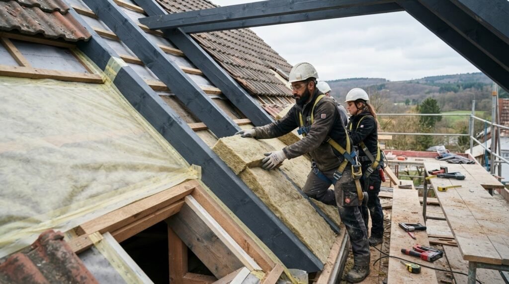 Dachdämmung zwischen den Sparren: Aufbau, Dämmstoffe und praktische Schritte
